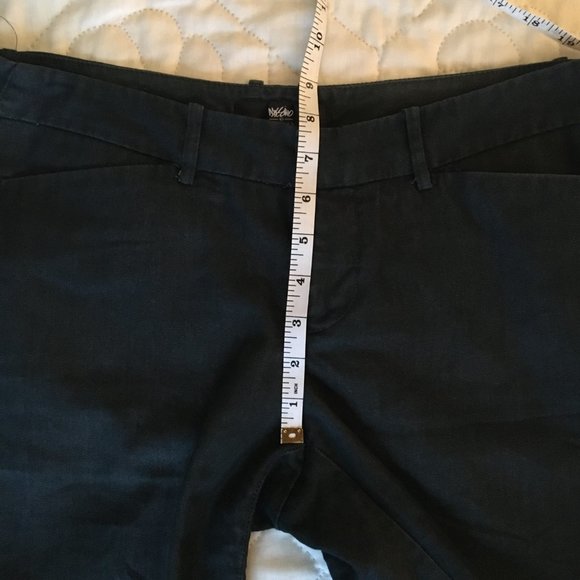 ⚪ 3/$15 Mossimo Stretch teal cotton blend Bermuda shorts - Picture 15 of 15